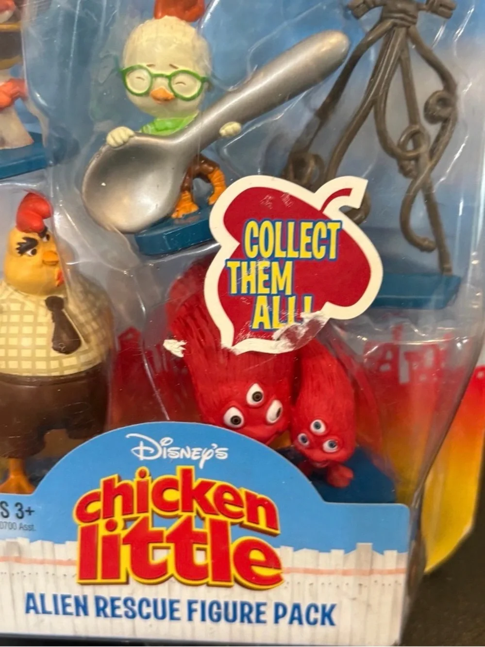Disney’s Chicken Little Alien Rescue Figure Pack Sealed Package 2004 Hasbro